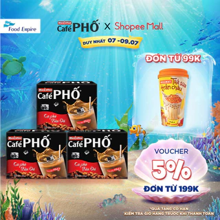 Combo 3 hộp Cà phê phố Sữa Đá - Maccoffee (hộp 10 gói x 24g)