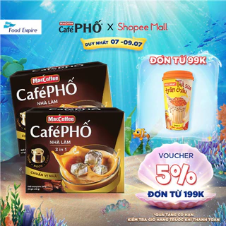 Combo 2 hộp Cà phê Phố Nhà làm - MacCoffee (hộp 10 gói x 28g)