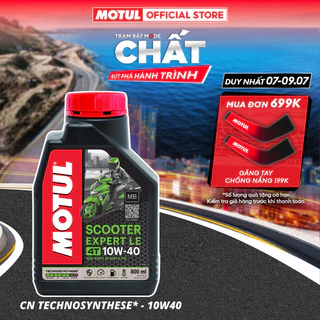 Dầu nhớt xe tay ga MOTUL SCOOTER EXPERT LE 10W40 0.8L