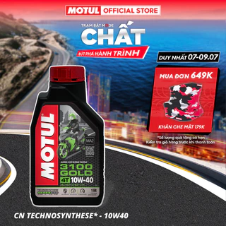 Dầu nhớt xe Máy MOTUL 3100 GOLD 4T 10W40 1L