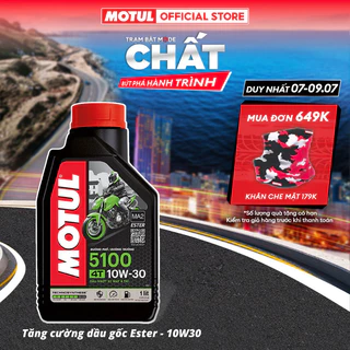 Dầu nhớt xe máy MOTUL 5100 4T 10W30 1L