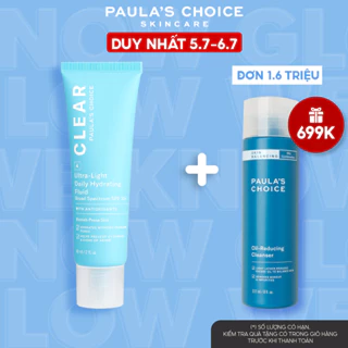 Kem chống nắng dành cho da mụn Paula’s Choice Clear Ultra-Light Daily Fluid SPF 30 - 60 ml 6130