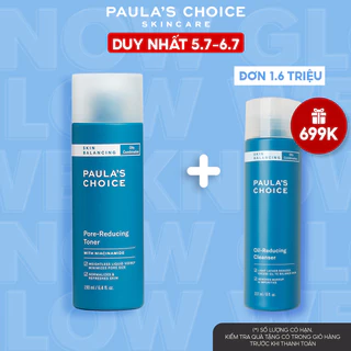 Nước hoa hồng cân bằng độ ẩm và điều chỉnh lỗ chân lông Paula’s Choice Skin Balancing Pore Reducing Toner 190ml mã 1350