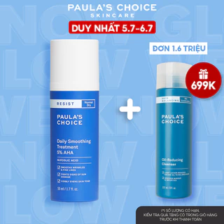 Kem tẩy da chết làm trắng sáng và đều màu da Paula’s Choice RESIST Daily Smoothing Treatment With 5% AHA 50 ml - 7660