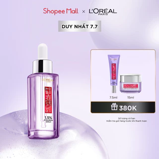 Serum siêu cấp ẩm & giảm nếp nhăn L'Oreal Paris Revitalift Pure Hyaluronic Acid 1.5% 30ml