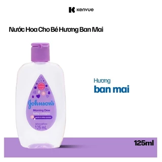 Combo 3  Chai Nước Hoa Cho Bé Johnson's Baby Cologne Hương Ban Mai Morning Dew Baby Cologne 125ml