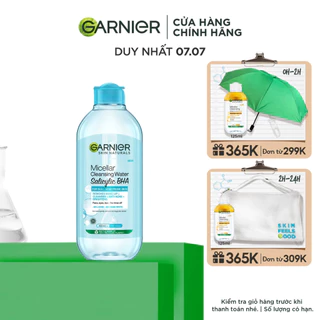 Nước Tẩy Trang làm sạch sâu dịu nhẹ cho mọi loại da - Garnier Micellar Cleansing Water 400ml