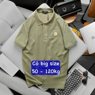 (Có size > 100kg) Áo thun polo big size Pack J, chất cá sấu lục giác cao cấp, sang trọng, thanh lịch