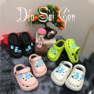 Dép Sục CROCS Lainiki Đế Bánh Mỳ 2 Lớp Chất Liệu EVA Nam Nữ Đi Mùa Mưa Nắng 8899