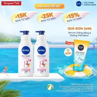 Bộ 2 Sữa Dưỡng Thể NIVEA Mịn Mượt | Sáng Da Ban Ngày từ 8 Super Foods (350 ml) - 98413