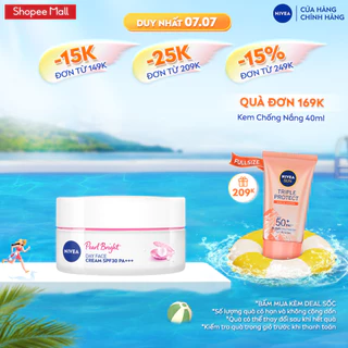 Kem Dưỡng NIVEA Pearl Bright Sáng Da Chiết Xuất Ngọc Trai (50 ml) - 82335