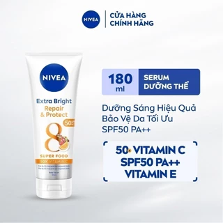 Serum Dưỡng Thể NIVEA Phục Hồi & Chống Nắng Ban Ngày từ 8 Super Foods (180 ml) - 88314