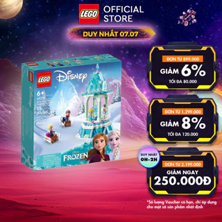 LEGO Disney Princess 43218 Đồ chơi lắp ráp Cung điện ma thuật của Anna và Elsa (175 chi tiết)