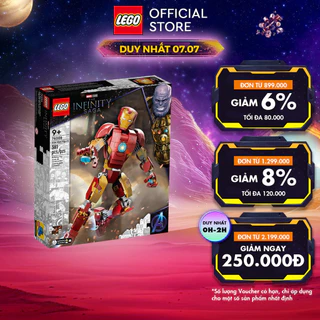  Đồ Chơi LEGO Super Heroes Mô Hình Người Sắt 76206 (381 chi tiết)