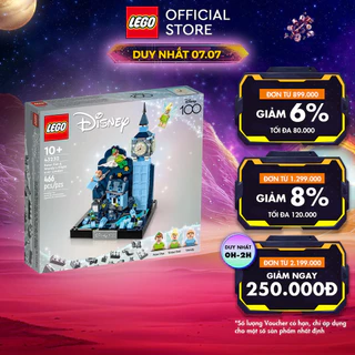 LEGO Disney Princess 43232 Đồ chơi lắp ráp Cuộc phiêu lưu của Peter Pan & Wendy tại London (466 chi tiết)