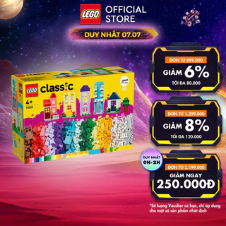 LEGO CLASSIC 11035 Đồ chơi lắp ráp Bộ gạch chi tiết chủ đề nhà cửa (850 chi tiết)