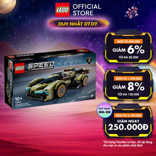 LEGO SPEED CHAMPIONS 76923 Đồ Chơi Lắp Ráp Siêu Xe Lamborghini Lambo V12 Vision Gt (230 chi tiết)