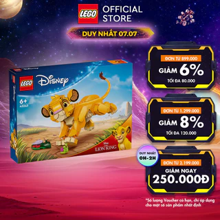 LEGO DISNEY PRINCESS 43243 Đồ Chơi Lắp Ráp Vua Sư Tử Simba (222 chi tiết)