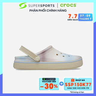 [Mã SSP150K77 giảm 150K đơn 1TR] Giày clog unisex Crocs Off Court - 208984-2Y3