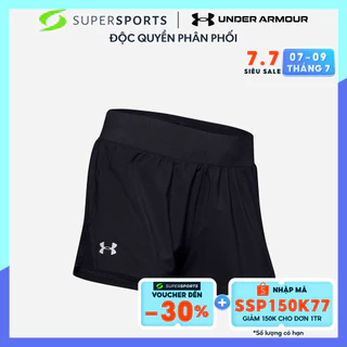 [Mã SSP150K77 giảm 150K đơn 1TR] Quần ngắn chạy bộ nữ Under Armour Launch SW ''Go All Day'' - 1342837-001