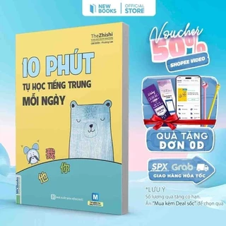 Sách - 10 Phút Tự Học Tiếng Trung Mỗi Ngày - Dành Cho Người Học Tiếng Trung Cơ Bản