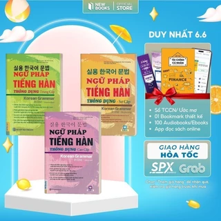 Combo Ngữ Pháp Tiếng Hàn Thông Dụng (Sơ Cấp) – Korean Grammar In Use - Sách Bản Quyền - Bizbooks