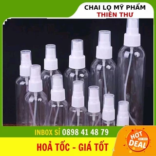 Chai Lọ Xịt Phun Sương ❣️ Nhựa Pet Xịt Phun Sương [10ml-300ml] Chiết Nước Hoa