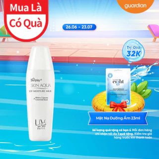 Sữa Chống Nắng Dưỡng Da Giữ Ẩm Sunplay Skin Aqua UV Moisture Milk SPF50 PA+++ 30Gr