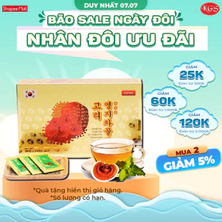 Hộp 100 Gói Trà Linh Chi Hàn Quốc KGS Korean Ginseng Story (3g x 100 gói)