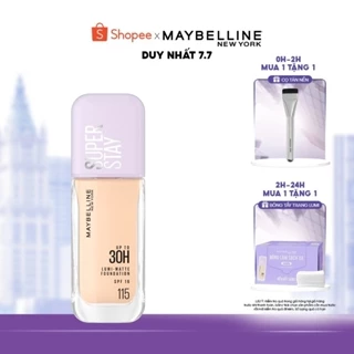 Kem nền bắt sáng Superstay Lumi Matte 30H che phủ siêu nhẹ mặt Maybelline New York 35ml [MỚI]