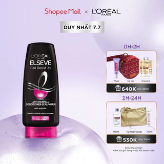 Dầu xả dưỡng tóc giảm gãy rụng; giúp tóc chắc khỏe hơn ELSEVE FALL RESIST 3X L’Oréal Paris 280 ml