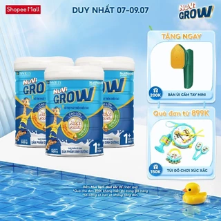 Combo 3 Sữa Bột Nuvi Grow phát triển chiều cao Trên 1 tuổi Lon 900g