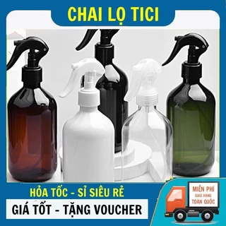 Chai Lọ Xịt Vòi Chuột ♡ [300ml,500ml] Chai Lọ Nhựa Pet Xịt Vòi Chuột Rỗng Chiết Mỹ Phẩm , Phụ Kiện Du Lịch