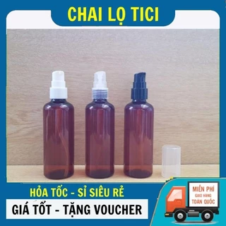 Chai Chiết Mĩ Phẩm ❤ Giá Rẻ Nhất ❤ Chai Nhựa Pet Xịt Giọt 20ml,30ml,50ml,100ml Chiết Mỹ Phẩm, Phụ Kiện Du Lịch