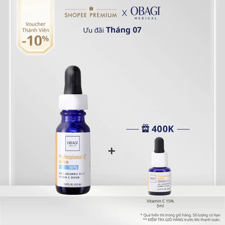 Serum Vitamin C 10% Dưỡng Sáng Da & Chống Oxy Hóa Obagi Professional-C 12.5ml