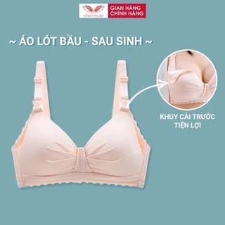 Áo ngực cho con bú nâng ngực chống chảy xệ cao cấp VINGO không gọng mút mỏng 0.5cm S207 VNGO