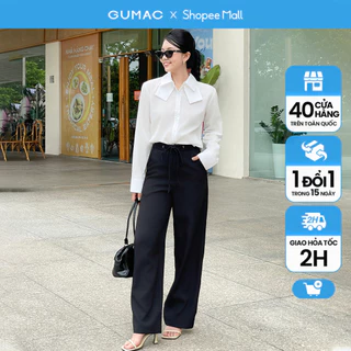 Quần ống suông kiểu thời trang Gmorning - GUMAC YQE04014