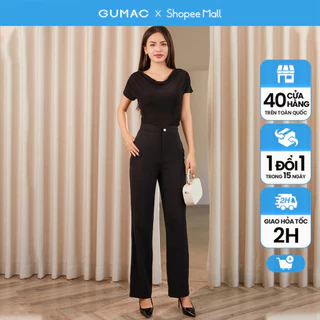 Quần tây ống suông thời trang GUMAC QE01005