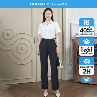 Quần suông túi dọc thời trang GUMAC QE04012