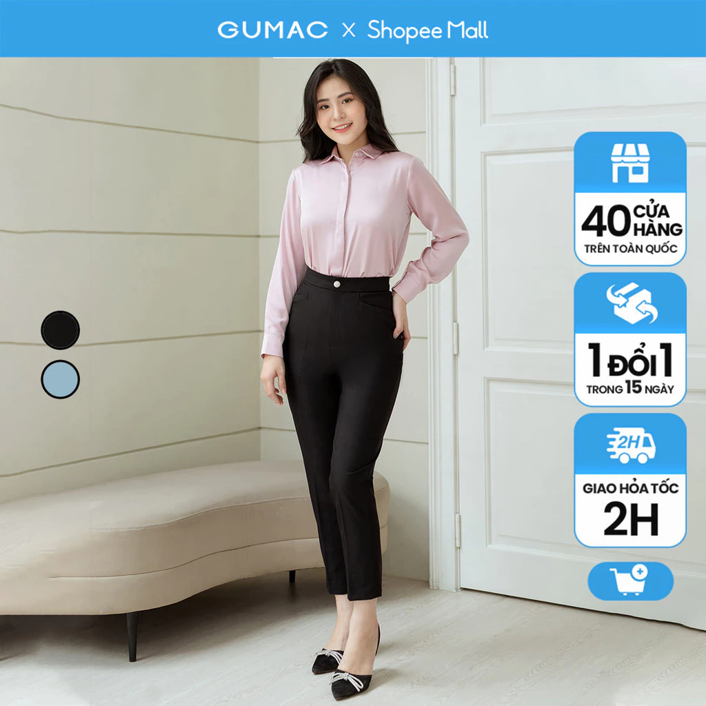 Quần ống đứng túi kiểu GUMAC QD08044