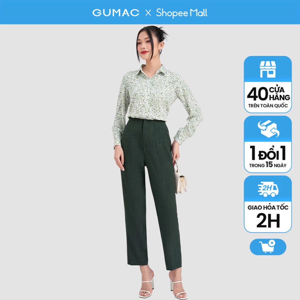 Quần baggy lưng liền GUMAC QC11005