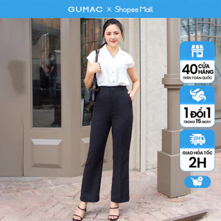 Quần tây ống suông GUMAC QD07075