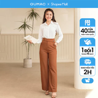 Quần cài dây lưng thời trang GUMAC QD06021