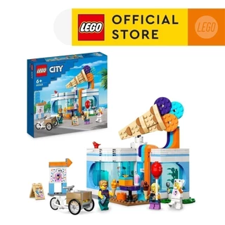 LEGO City 60363 Đồ chơi lắp ráp Cửa hàng kem thành phố (296 chi tiết)