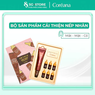 Bộ kem mắt & tinh chất giảm nếp nhăn Orthia Perfect Collagen Intensive Ampoule Eye Beauty Set