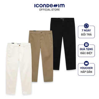 Quần Kaki Nam ICONDENIM Straight Fit Classic QKID0026