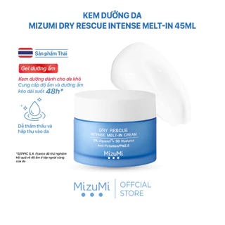 MizuMi Kem Dưỡng Cho Da Khô Dry Rescue Intense Melt-In Cream 45ml Dưỡng Ẩm Chuyên Sâu, Da Khô