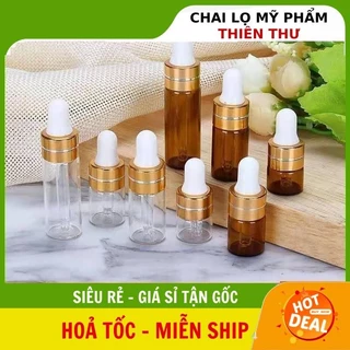 Chai Lọ Chiết Serum Đựng Tinh Dầu Thủy Tinh Mỏng 2ml,3ml,5ml ❣️