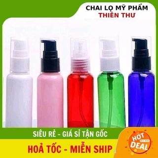 Chai Chiết Mĩ Phẩm ❣️ Nhựa Pet Xịt Giọt 100ml,50ml,30ml,20ml,10ml, Phụ Kiện Du Lịch