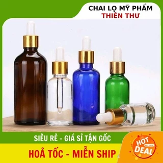 Lọ Chiết Serum ❣️ [15ml,20ml,30ml,50ml,100ml] Vỏ Đựng Tinh Dầu Bóp Giọt Chiết Mỹ Phẩm , Phụ Kiện Du Lịch